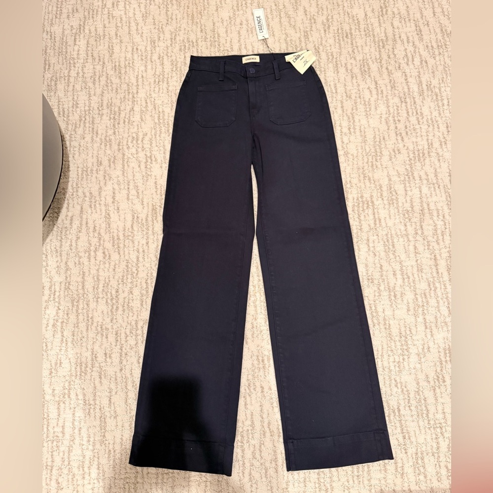 L'AGENCE Cadence Wide Leg Jeans.